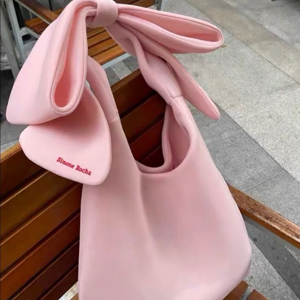 Simone Rocha x H&M Large Pink Shopper with Bow